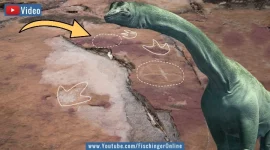 Vor 9400 Jahren: "Dinosaurier Kult" der Steinzeit in Brasilien entdeckt! (Bilder: gemeinfrei & L. P. Troiano / Montage: Fischinger)