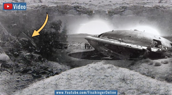 "Schockierendes Video" vom Roswell-UFO 1947 online (Bilder: gemeinfrei / Montage: Fischinger)