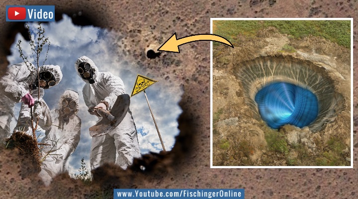 Die kuriose Story vom endlosen Loch "Mel's Hole" (Bilder: Google Earth & envato / Montage: Fischinger)