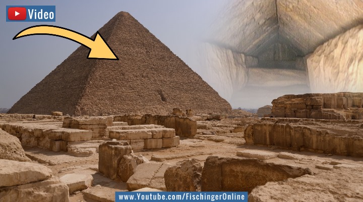 Ein neues Kapitel in der Geschichte der Pharaonen schreiben angeblich neue Funde in der Cheops-Pyramide (Bilder: Fischinger & Scan Pyramids Project / Montage: Fischinger)