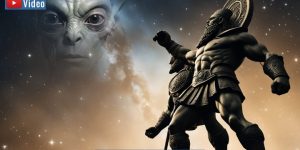 Ein Sage behauptet tatsächlich: Riesen der Antike bekamen Geheimwissen von den Sternen - durch Außerirdische (Bilder: gemeinfrei & envato / Montage: Fischinger)