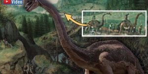 Dinosaurier vor 3000 Jahren zu biblischen Zeiten? Ein kurioses Gemälde (Bild: gemeinfrei / Montage: Fischinger)