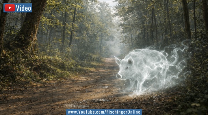 "Phantom-Schweine" von Hoe Benham und anderswo: Sind es Tiere aus dem Jenseits? (Bild: KI/Fischinger)