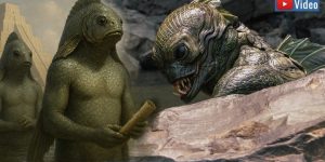 Orang Ikan - der unheimliche Fischmann (Bilder: gemeinfrei & Screenshot "Orang Ikan" / Montage: Fischinger)