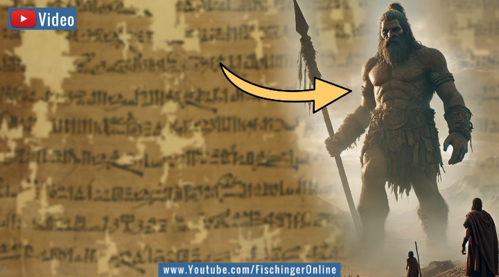 Vor 3300 Jahren: Biblische Riesen in geheimnisvollen ägyptischen Papyrus erwähnt - gab es sie doch? (Bilder: gemeinfrei/KI / Montage: Fischinger)