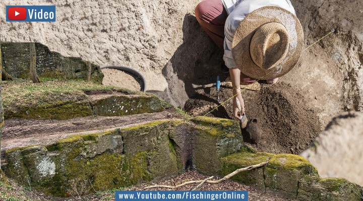 Lasst mich durch, ich bin Archäologe! Ein "sehr, sehr kurioser Fall" eines "Raubgräbers" in Thüringen (Bilder: WikiCommons & envato / Montage: Fischinger)
