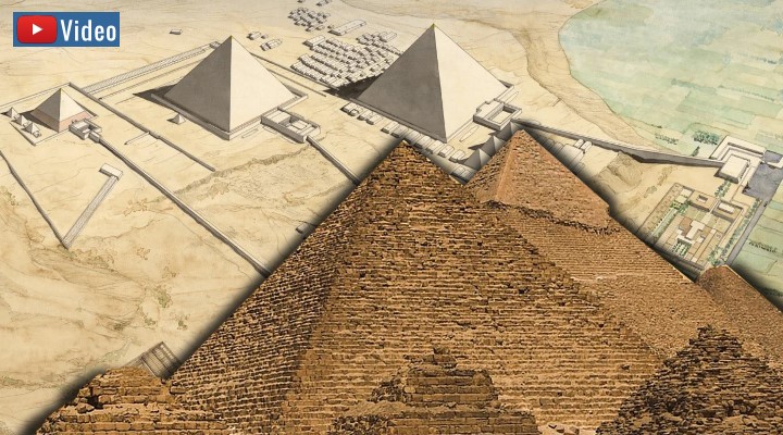 Die nackten Pyramiden von Gizeh