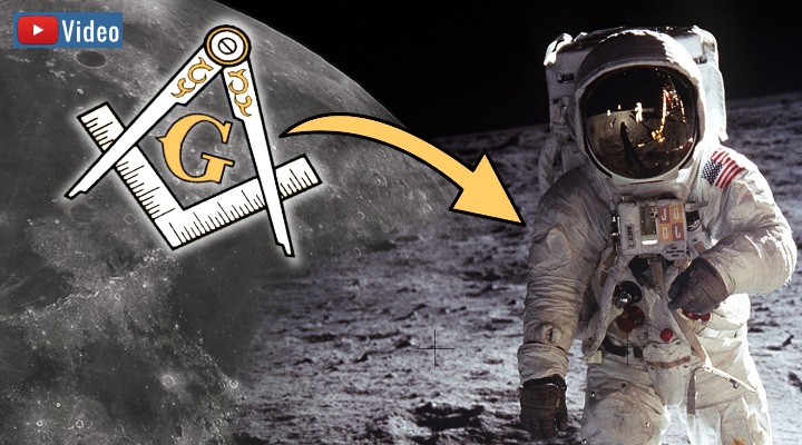 NASA und die Mondladung der "Apollo 11" - inkl. Freimaurer (Bilder: gemeinfrei & NASA / Montage: Fischinger)