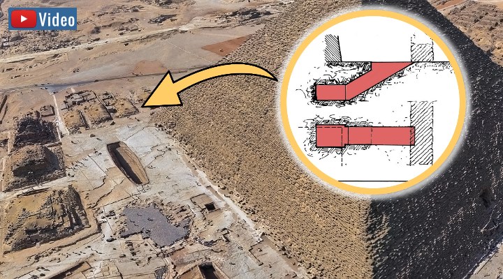 Cheops-Pyramide: Der unbekannte Geheimgang und eine verschollene Pyramide (Bilder: gemeinfrei / Montage/Bearbeitung: Fischinger)