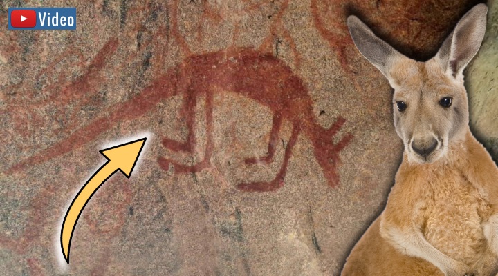 Streit um Felsmalerei in Indien: Sehen wir hier wirklich ein Känguru schon vor 12.000 Jahren?