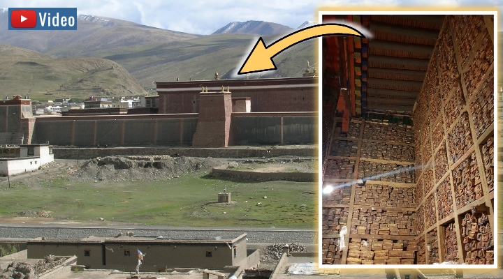 Sensation im Himalaya: 84.000 unbekannten Bücher und Handschriften in Tibet "entdeckt"! (Bilder: WikiCommons / Montage: Fischinger) Sensation im Himalaya: 84.000 unbekannten Bücher und Handschriften in Tibet "entdeckt"! (Bilder: WikiCommons / Montage: Fischinger)