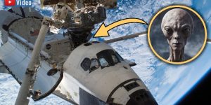 NASA-Mitarbeiter sah Riesen-Alien an Bord eines "Space Shuttle" - ein vergessener Whistleblower mit unglaublichen Aussagen (Bilder: NASA & gemeinfrei / Montage: Fischinger)