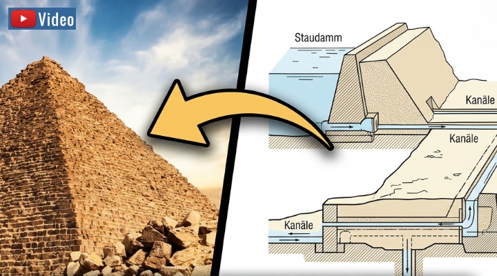 Rote Pyramide von Daschur: Löst Wasserkraft 4600 Jahre altes Pyramiden-Geheimnis?