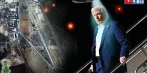 UFOs, Aliens, "Area 51" und Freigabe der UAP-Geheimnisse: Donald Trump redet sich mit Unsinn um Kopf und Kragen (Bilder: Google Earth / whitehouse.gov & gemeinfrei / Montage: Fischinger)