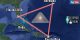 Spektakuläre Pyramiden im Bermuda-Dreieck entdeckt? (Bild: Google Earth / Montage: Fischinger-Online)
